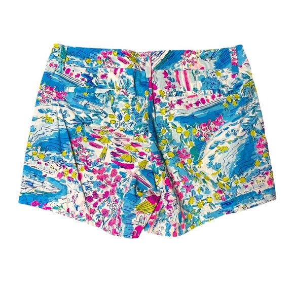 Lilly Pulitzer Positano Callihan Shorts Size 4 Beach Bright Colorful - Picture 1 of 6